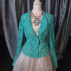 Teal jacket